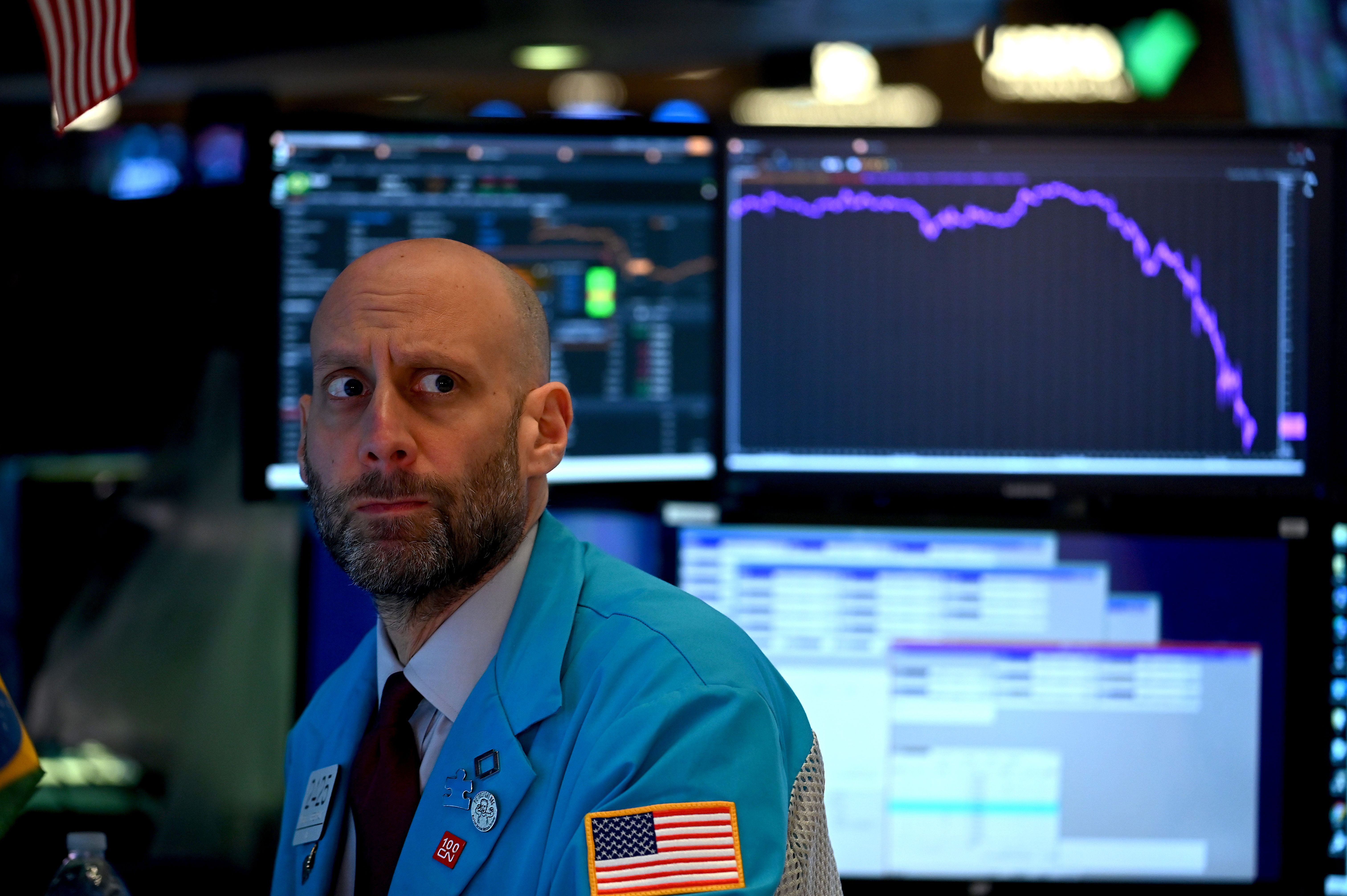Traders work during the closing bell at the New York Stock Exchange on March 17, 2020 in New York City. The coronavirus has led to financial uncertainty, including job losses and business closures, across the globe.