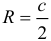 Формула Радиус окружности, описанной вокруг прямоугольного треугольника