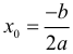 Формула Единственный корень квадратного уравнения