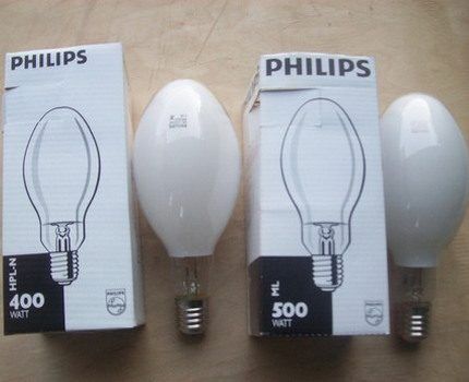 Ртутные лампы Philips