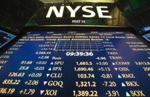 Табло на Нью-Йоркской фондовой бирже