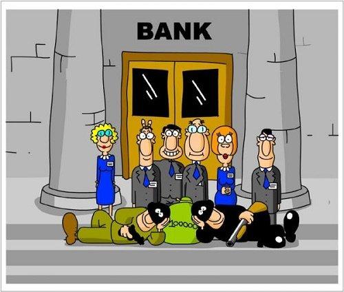 смешной анекдот про банк
