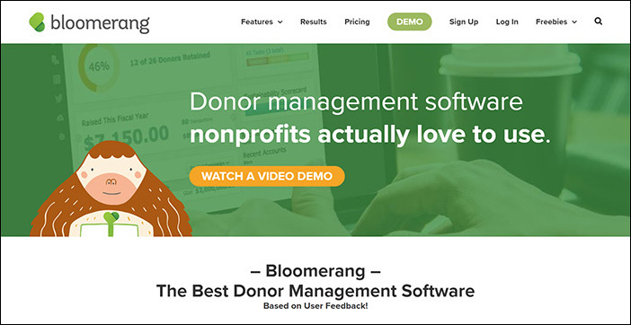 Learn more about Bloomerang on their homepage!
