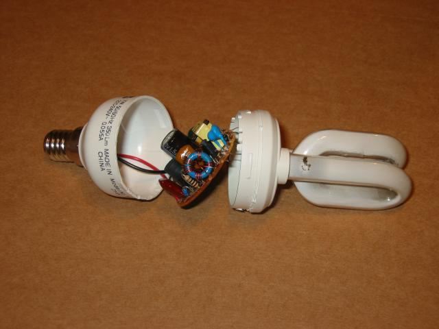 ремонт энергосберегающей лампы своими руками схемы
